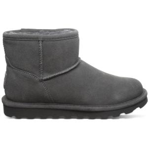 imageBEARPAW Womens Alyssa Boots  5quot Ankle Suede Shoes  Lightweight Winter Boots for Women  Multiple Sizes ampamp ColorsGadget Gray