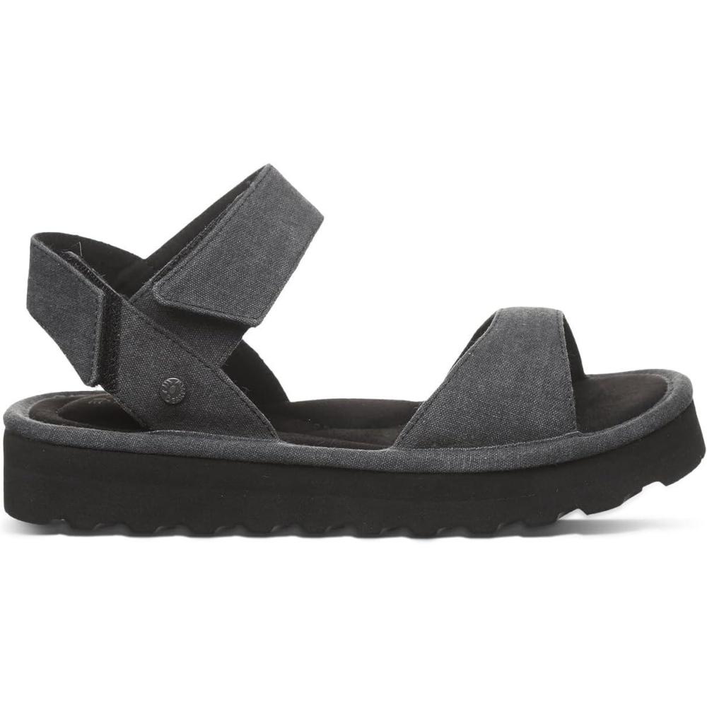 imageBEARPAW Womens Crest Sandal  Womens Sandal  Womens Shoe  Comfortable ampamp Lightweight  Multiple Colors ampamp SizesBlack