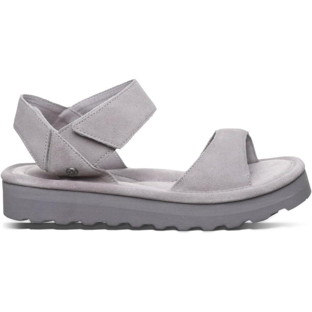 imageBEARPAW Womens Crest Sandal  Womens Sandal  Womens Shoe  Comfortable ampamp Lightweight  Multiple Colors ampamp SizesGray Fog