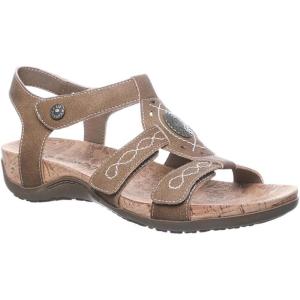 imageBEARPAW Womens Ridley Wide Brown Size 5  Womens Sandal  Womens Shoe  Comfortable ampamp Lightweight