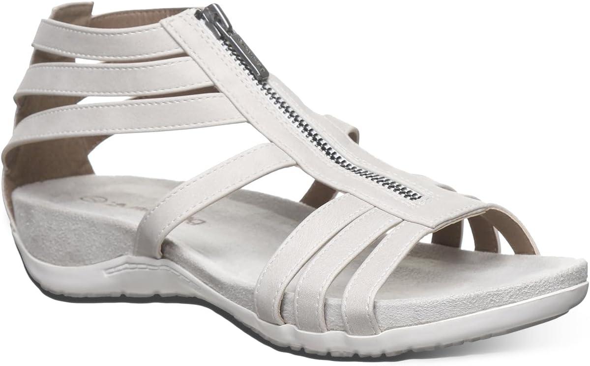 image:imageBEARPAW Womens Ronda Sandal  Womens Sandal  Womens Shoe  Comfortable amp Lightweight  Multiple Colors amp SizesWhite