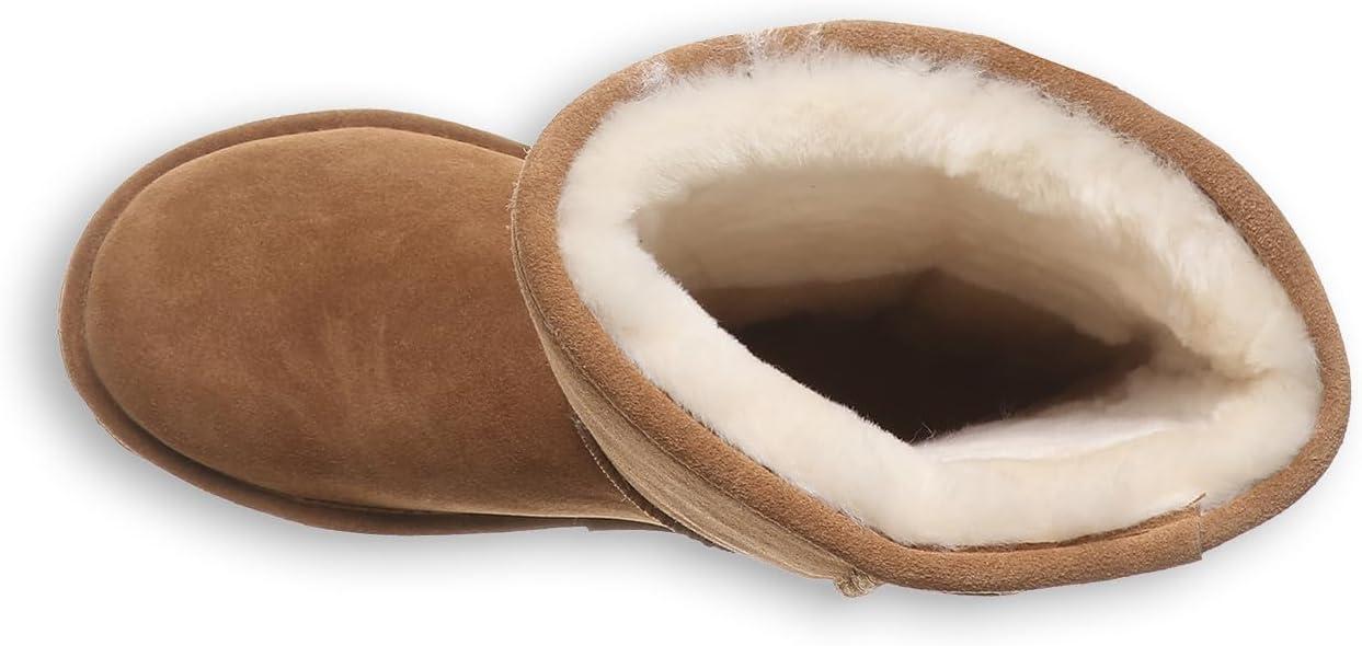 image:imageBEARPAW Elle Toddler Multiple Colors  Toddlers Boot Classic Suede with Zipper  Kids Slip On Boot  Comfortable Winter BootHickory II