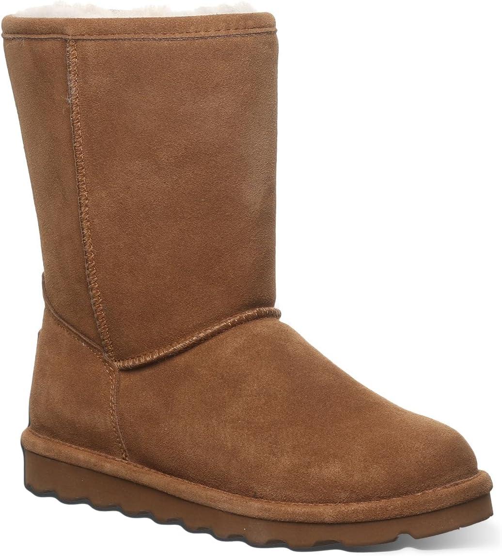 image:imageBEARPAW Elle Youth Multiple Colors  Youths Boot Classic Suede  Youths Slip On Boot  Comfortable Winter BootHickory
