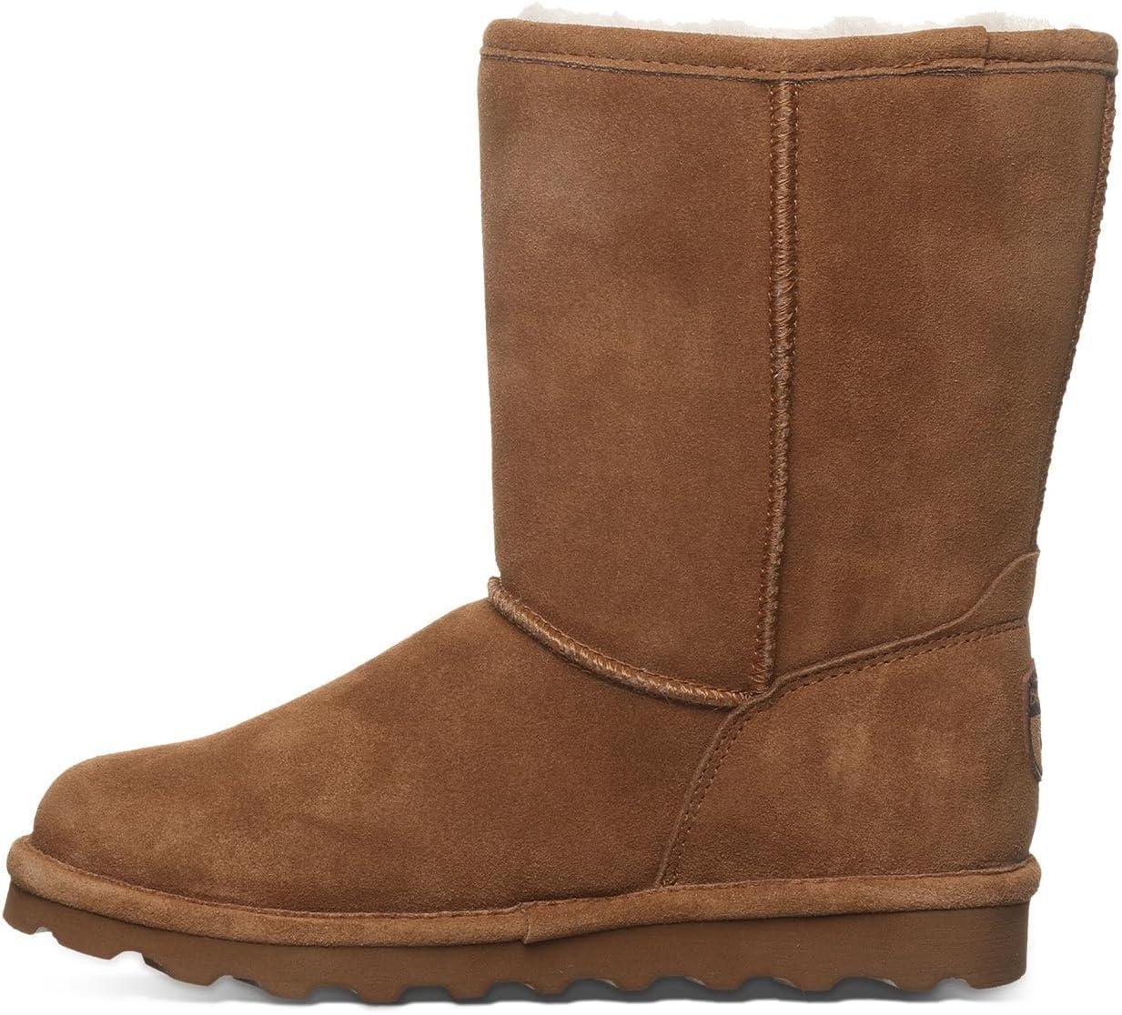 image:imageBEARPAW Elle Youth Multiple Colors  Youths Boot Classic Suede  Youths Slip On Boot  Comfortable Winter BootHickory