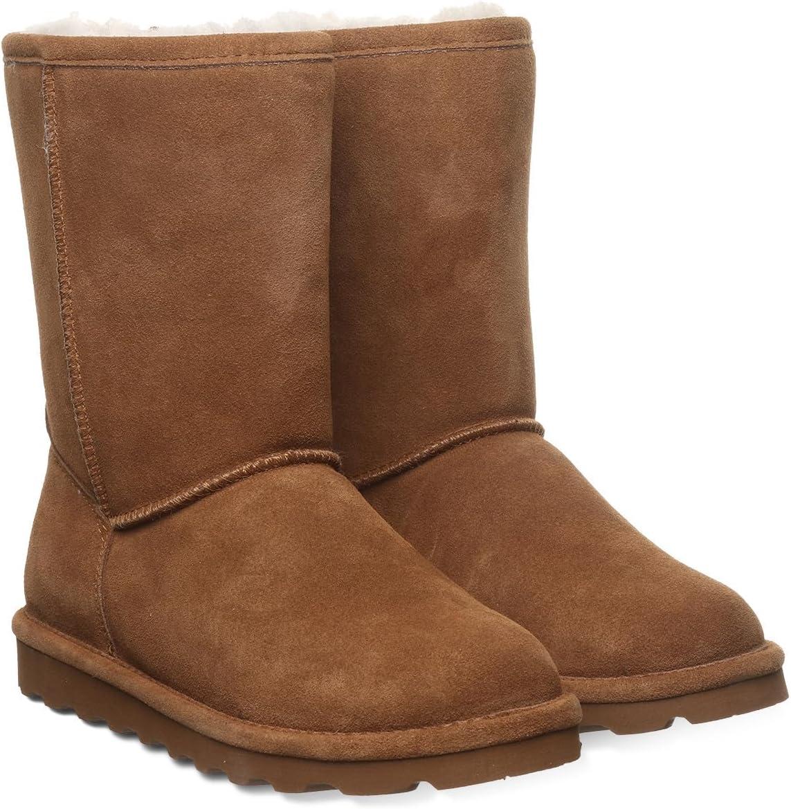 image:imageBEARPAW Elle Youth Multiple Colors  Youths Boot Classic Suede  Youths Slip On Boot  Comfortable Winter BootHickory