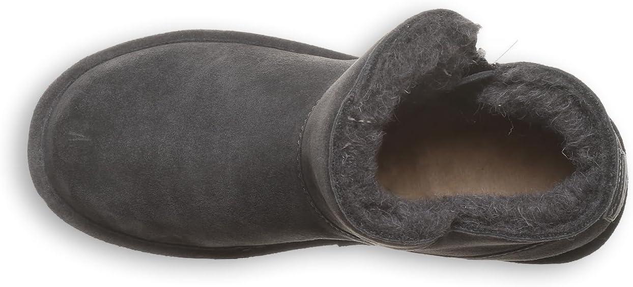 image:imageBEARPAW Womens Retro Maren Boot  Classic Suede SlipOn  Comfortable Winter Footwear  Multiple Colors amp SizesGraphite