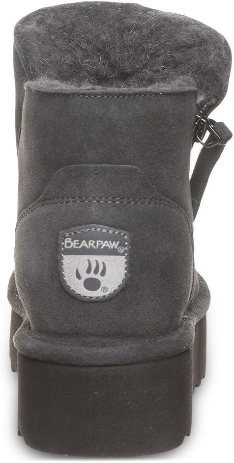 image:imageBEARPAW Womens Retro Maren Boot  Classic Suede SlipOn  Comfortable Winter Footwear  Multiple Colors amp SizesGraphite