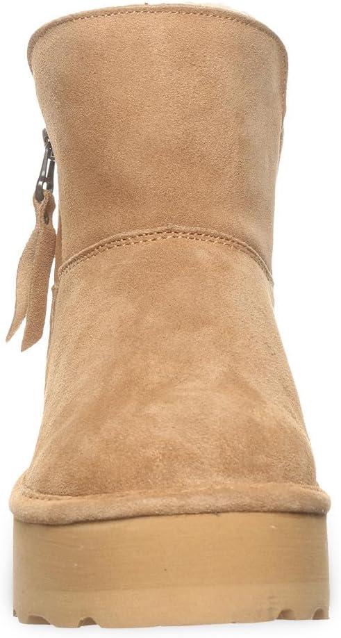 image:imageBEARPAW Womens Retro Maren Boot  Classic Suede SlipOn  Comfortable Winter Footwear  Multiple Colors amp SizesIced Coffee Solid