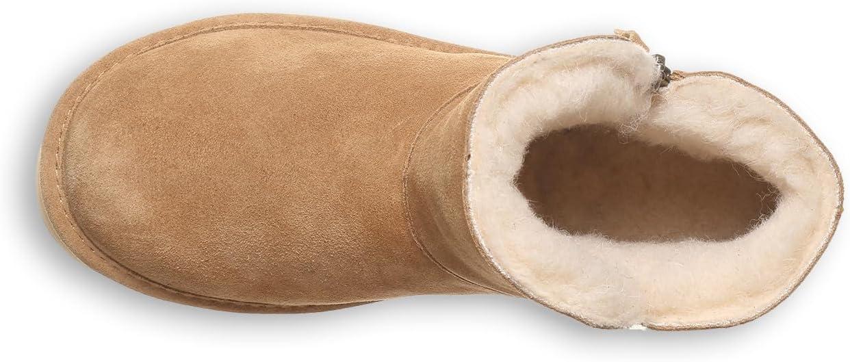 image:imageBEARPAW Womens Retro Maren Boot  Classic Suede SlipOn  Comfortable Winter Footwear  Multiple Colors amp SizesIced Coffee Solid