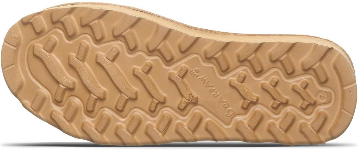 image:imageBEARPAW Womens Retro Maren Boot  Classic Suede SlipOn  Comfortable Winter Footwear  Multiple Colors amp SizesIced Coffee Solid