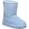 image:imageBEARPAW Elle Toddler Multiple Colors  Toddlers Boot Classic Suede with Zipper  Kids Slip On Boot  Comfortable Winter BootBlissful Blue