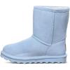 image:imageBEARPAW Elle Youth Multiple Colors  Youths Boot Classic Suede  Youths Slip On Boot  Comfortable Winter BootBlissful Blue