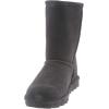 image:imageBEARPAW Elle Youth Multiple Colors  Youths Boot Classic Suede  Youths Slip On Boot  Comfortable Winter BootCharcoal