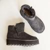 image:imageBEARPAW Womens Retro Maren Boot  Classic Suede SlipOn  Comfortable Winter Footwear  Multiple Colors amp SizesGraphite