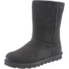 image:imageBEARPAW Elle Youth Multiple Colors  Youths Boot Classic Suede  Youths Slip On Boot  Comfortable Winter BootCharcoal