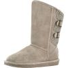 image:imageBEARPAW Youth Boshie Multiple Colors  Youths Boot Classic Suede  Kids Slip On Boot  Comfortable Winter BootMushroom