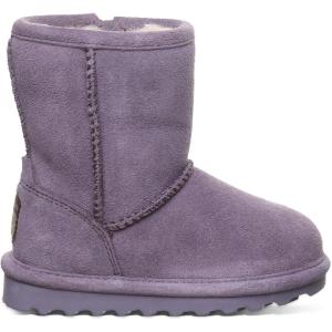 image:imageBEARPAW Elle Toddler Multiple Colors  Toddlers Boot Classic Suede with Zipper  Kids Slip On Boot  Comfortable Winter BootPurple Sage