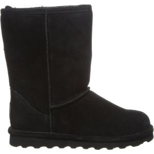 image:imageBEARPAW Elle Youth Multiple Colors  Youths Boot Classic Suede  Youths Slip On Boot  Comfortable Winter BootBlack II