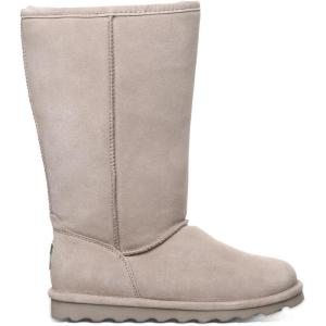 image:imageBEARPAW Elle Youth Multiple Colors  Youths Boot Classic Suede  Youths Slip On Boot  Comfortable Winter BootMushroom
