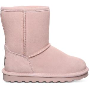 image:imageBEARPAW Elle Youth Multiple Colors  Youths Boot Classic Suede  Youths Slip On Boot  Comfortable Winter BootRose Water