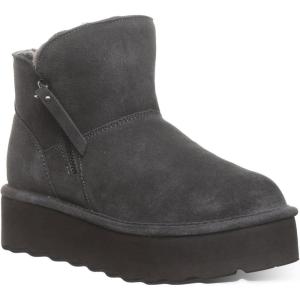 image:imageBEARPAW Womens Retro Maren Boot  Classic Suede SlipOn  Comfortable Winter Footwear  Multiple Colors amp SizesGraphite