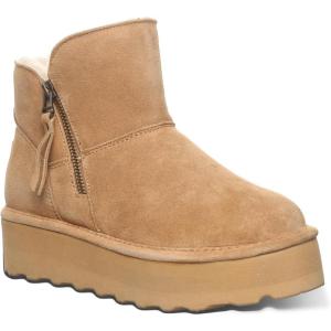 image:imageBEARPAW Womens Retro Maren Boot  Classic Suede SlipOn  Comfortable Winter Footwear  Multiple Colors amp SizesIced Coffee Solid