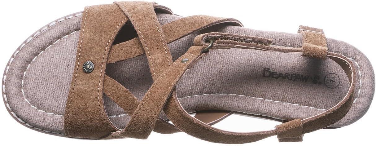 image:imageBEARPAW Womens Aruba Multiple Colors  Womens Sandal  Womens Shoe  Comfortable amp LightweightHickory