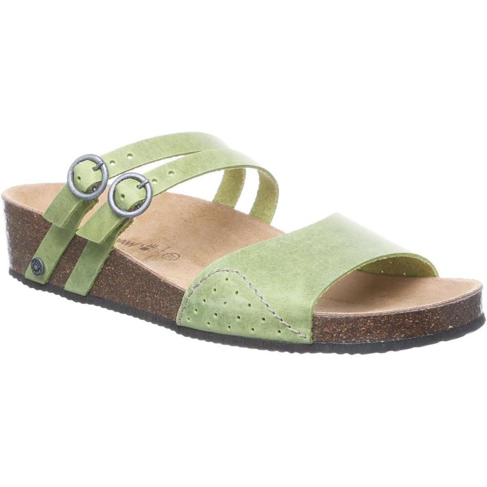 image:imageBEARPAW Womens Amoria Multiple Colors  Womens Slipon Sandals  Womens Shoe  Comfortable amp LightweightGreen