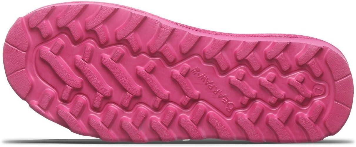 image:imageBEARPAW Elle Youth Multiple Colors  Cozy Suede Winter Boots for Kids  Comfortable SlipOn BootsParty Pink