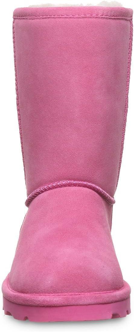 image:imageBEARPAW Elle Youth Multiple Colors  Cozy Suede Winter Boots for Kids  Comfortable SlipOn BootsParty Pink
