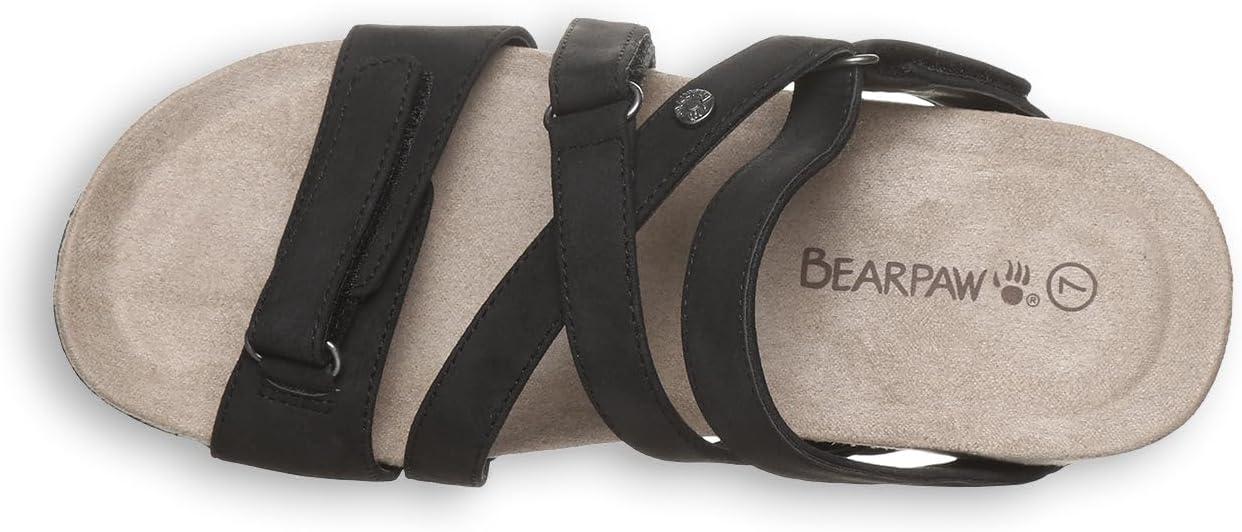 image:imageBEARPAW Womens Acacia Sandal  Womens Sandal  Womens Shoe  Comfortable amp Lightweight  Multiple Colors amp SizesBlack