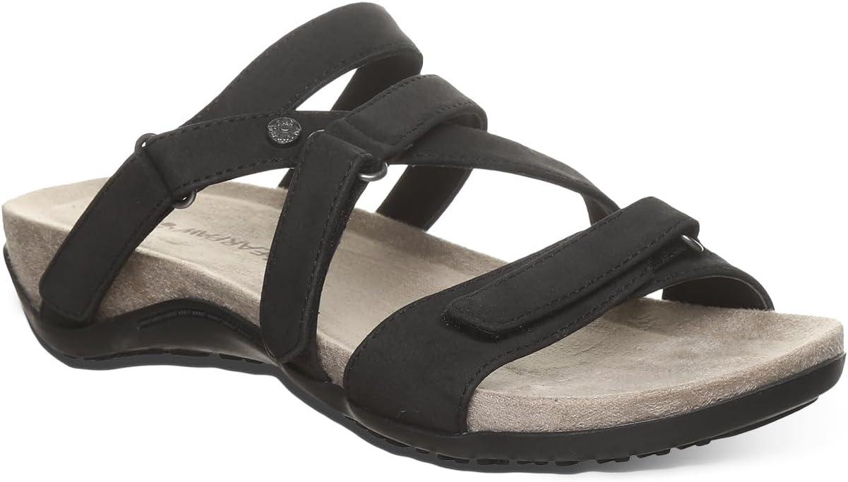 image:imageBEARPAW Womens Acacia Sandal  Womens Sandal  Womens Shoe  Comfortable amp Lightweight  Multiple Colors amp SizesBlack