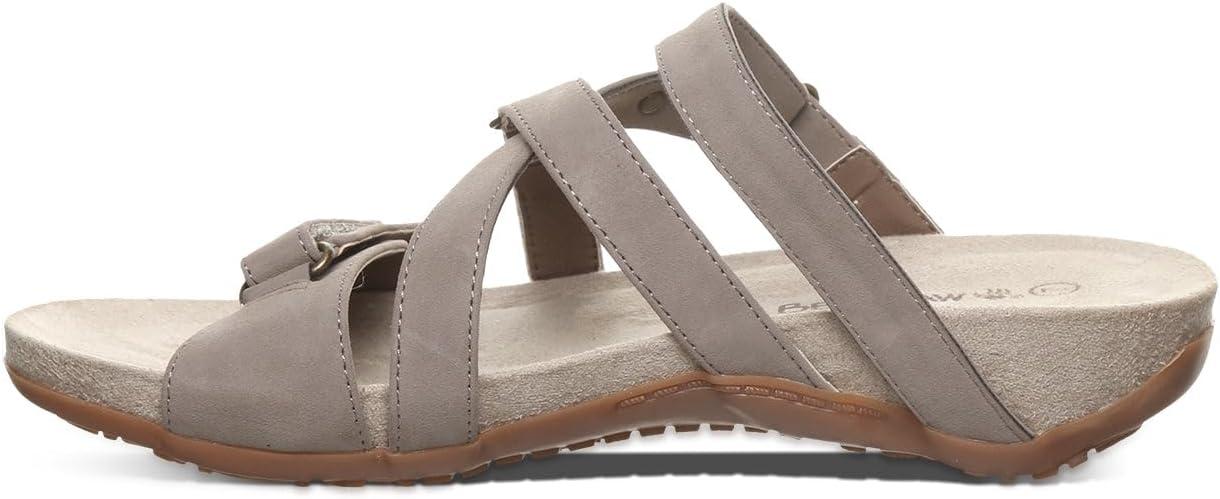 image:imageBEARPAW Womens Acacia Sandal  Womens Sandal  Womens Shoe  Comfortable amp Lightweight  Multiple Colors amp SizesStone