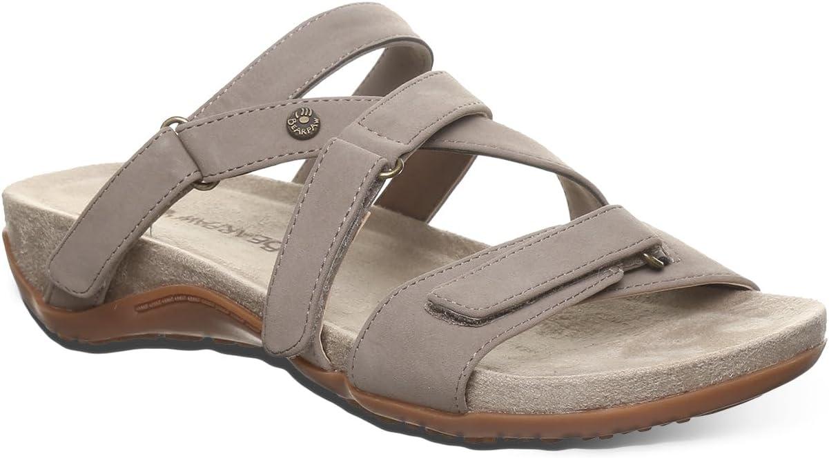 image:imageBEARPAW Womens Acacia Sandal  Womens Sandal  Womens Shoe  Comfortable amp Lightweight  Multiple Colors amp SizesStone