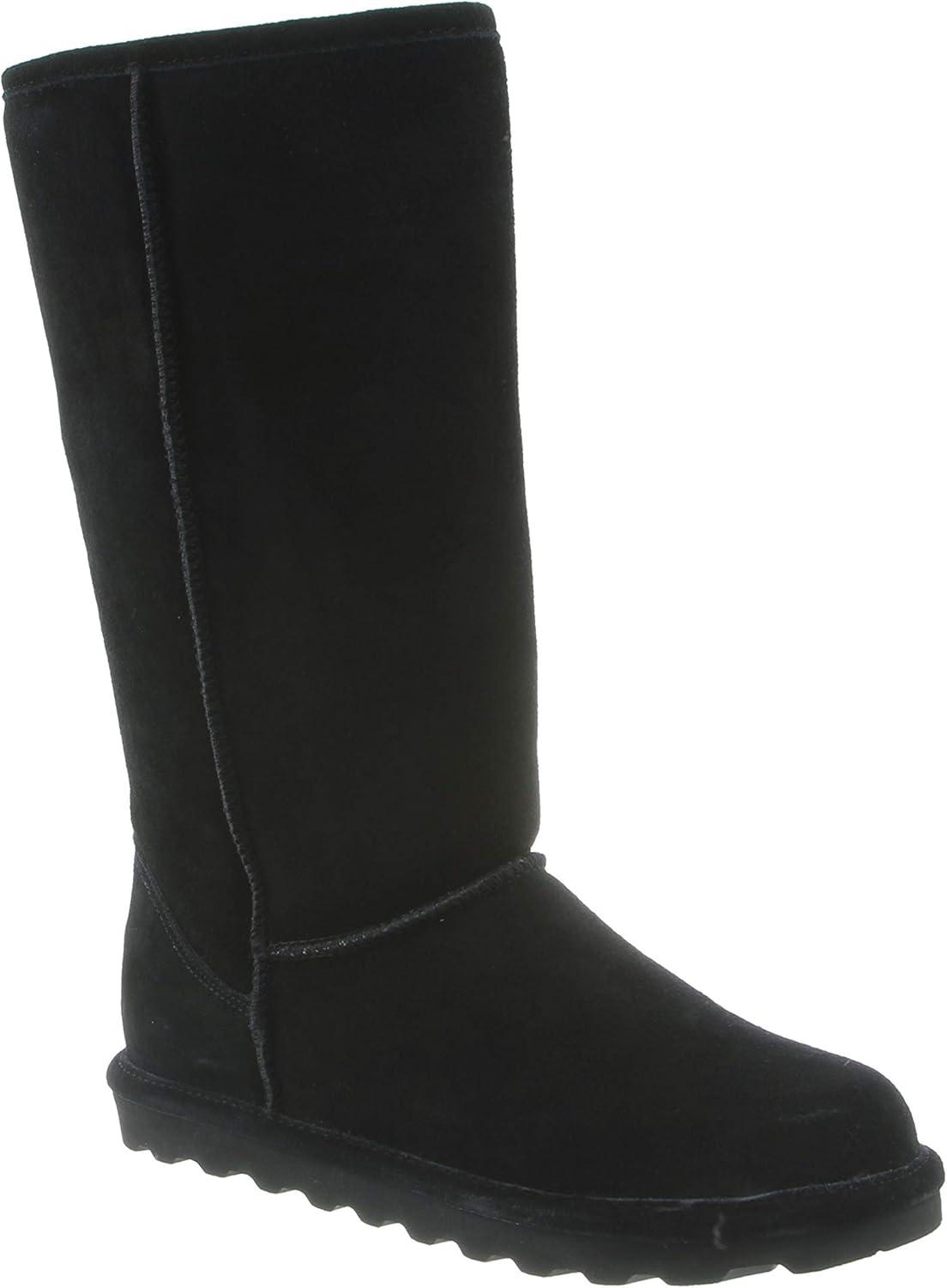 image:imageBEARPAW Elle Toddler  Kids SlipOn Boot with Zipper for Easy Wear  Comfortable Winter Boot for Kids  Multicolors amp SizesBlack