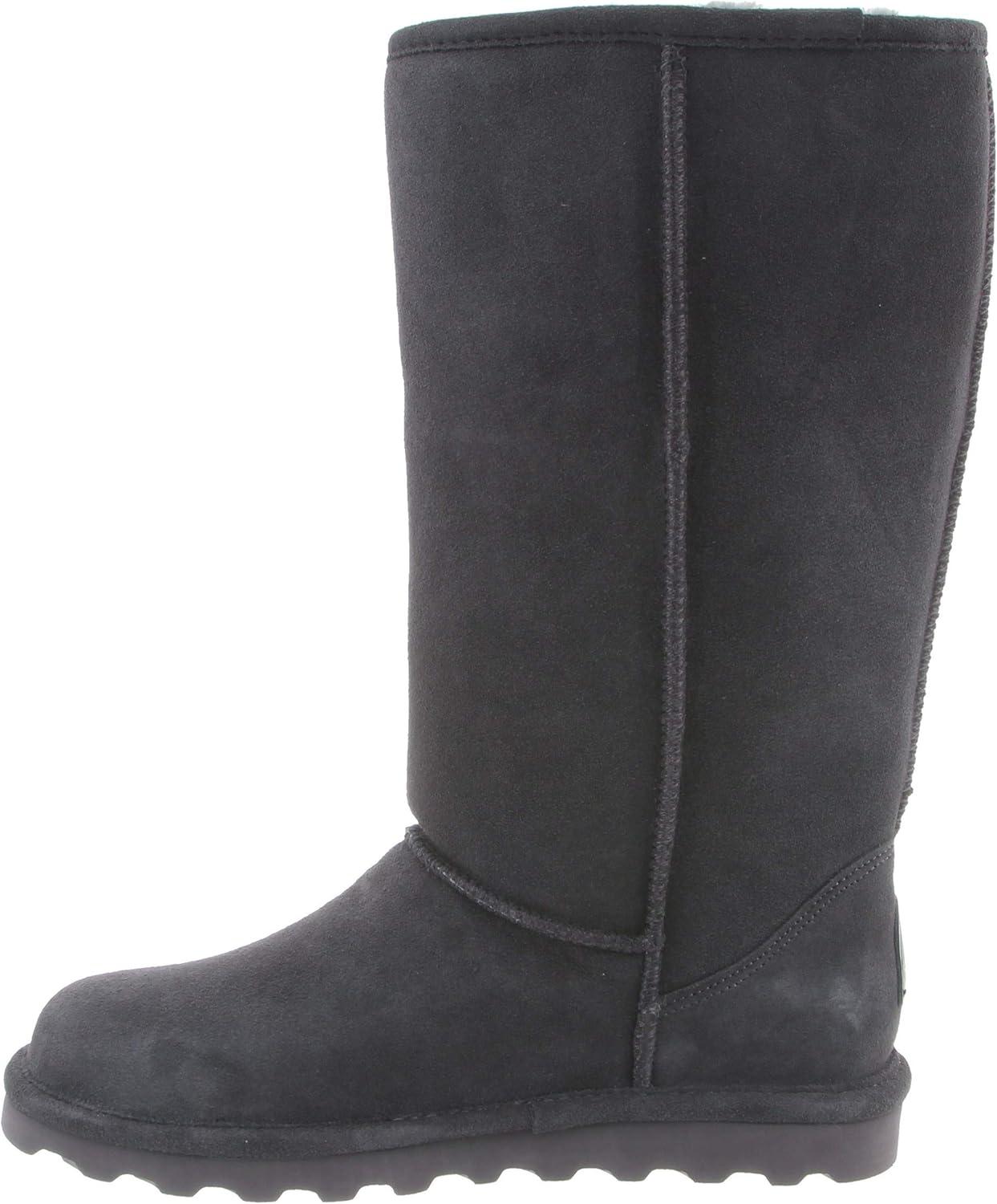 image:imageBEARPAW Elle Toddler  Kids SlipOn Boot with Zipper for Easy Wear  Comfortable Winter Boot for Kids  Multicolors amp SizesCharcoal