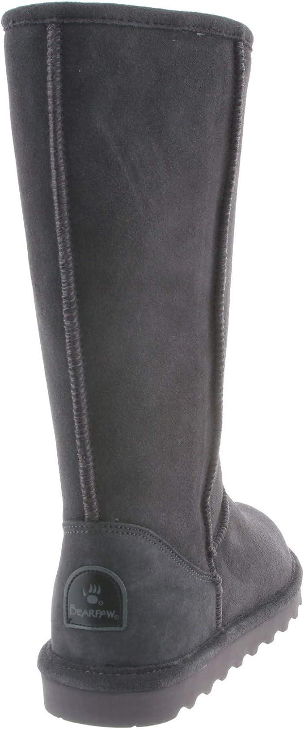 image:imageBEARPAW Elle Toddler  Kids SlipOn Boot with Zipper for Easy Wear  Comfortable Winter Boot for Kids  Multicolors amp SizesCharcoal