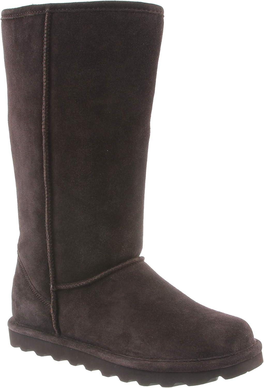 image:imageBEARPAW Elle Toddler  Kids SlipOn Boot with Zipper for Easy Wear  Comfortable Winter Boot for Kids  Multicolors amp SizesChocolate