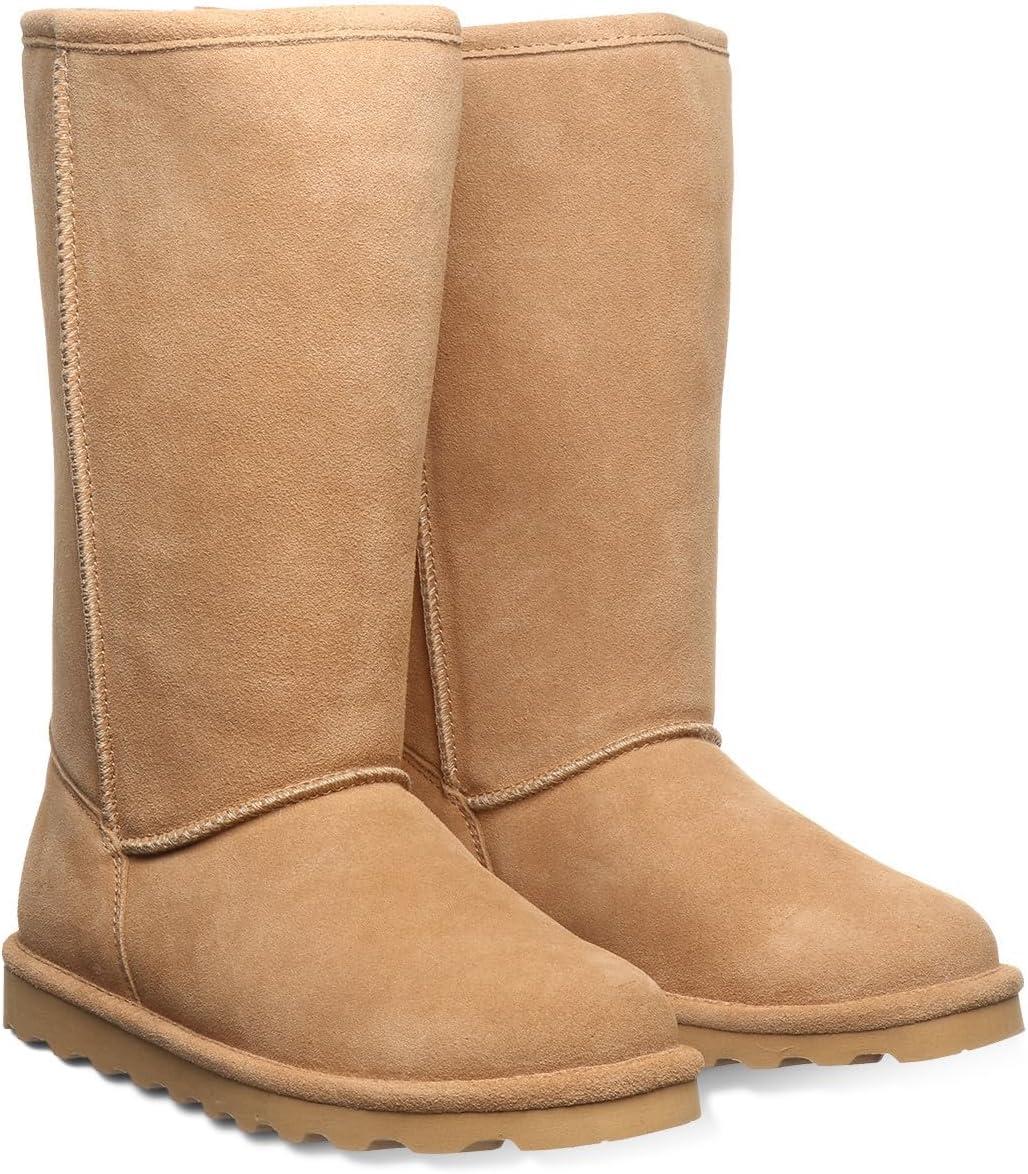 image:imageBEARPAW Elle Toddler  Kids SlipOn Boot with Zipper for Easy Wear  Comfortable Winter Boot for Kids  Multicolors amp SizesIced Coffee