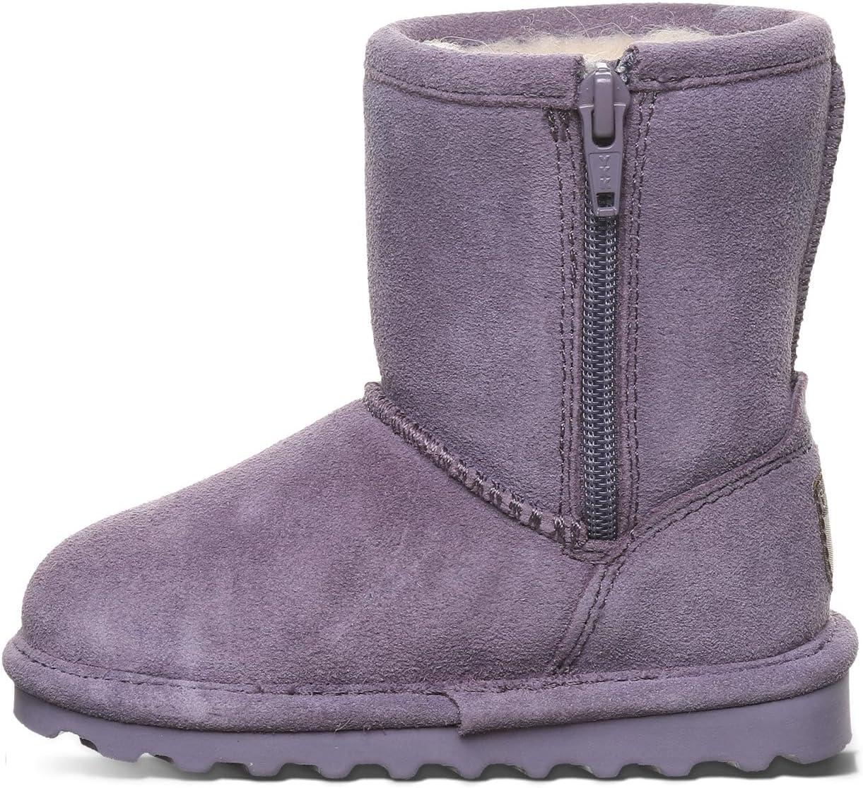 image:imageBEARPAW Elle Toddler  Kids SlipOn Boot with Zipper for Easy Wear  Comfortable Winter Boot for Kids  Multicolors amp SizesPurple Sage