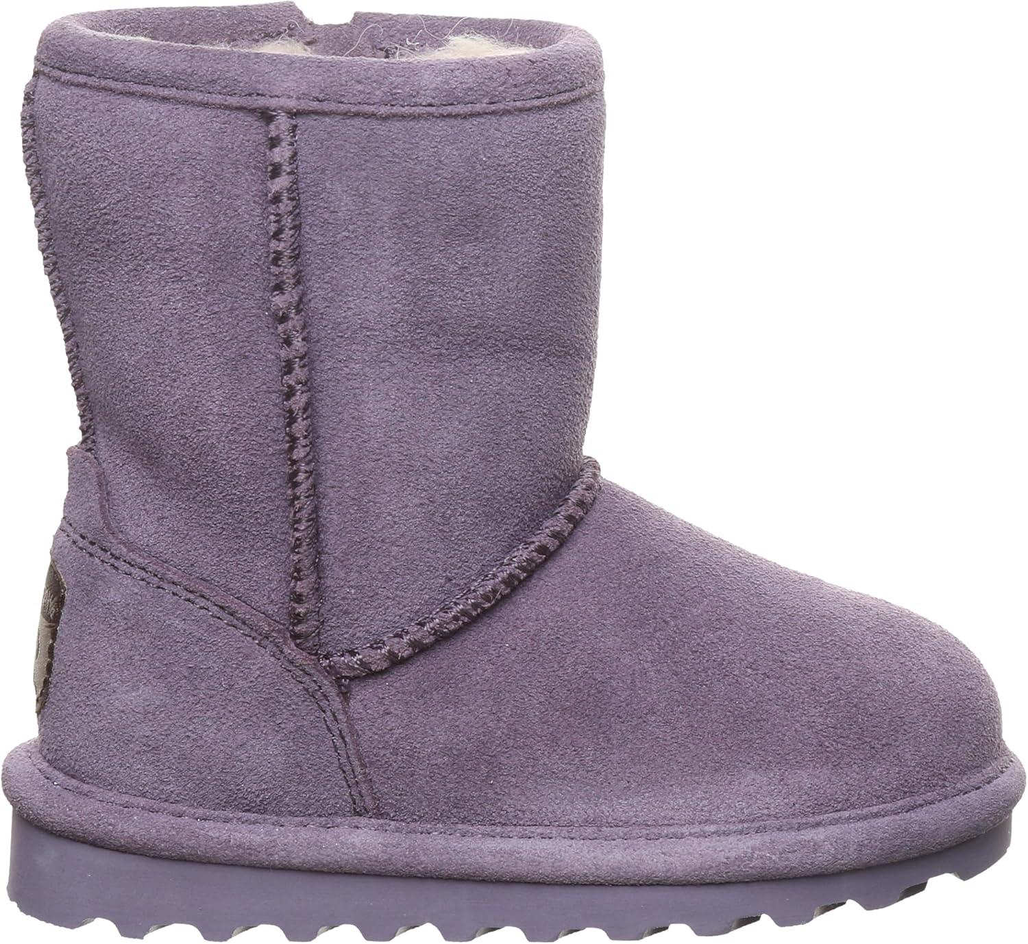 image:imageBEARPAW Elle Toddler  Kids SlipOn Boot with Zipper for Easy Wear  Comfortable Winter Boot for Kids  Multicolors amp SizesPurple Sage