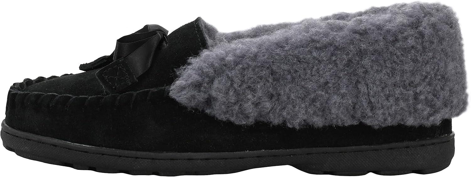 image:imageBEARPAW Womens Indio Lightweight amp Comfortable Slippers Multiple Sizes amp ColorsBlackGrey