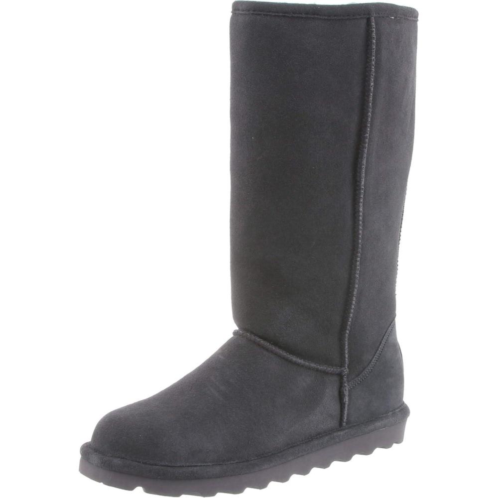 image:imageBEARPAW Elle Toddler  Kids SlipOn Boot with Zipper for Easy Wear  Comfortable Winter Boot for Kids  Multicolors amp SizesCharcoal