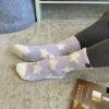 image:imageBEARPAW 4 Pair Pack Cozy Super Soft Lounge Socks Multi Pattern Crew SocksHigh Rise