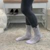image:imageBEARPAW 4 Pair Pack Cozy Super Soft Lounge Socks Multi Pattern Crew SocksHigh Rise
