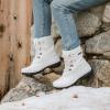 image:imageBEARPAW Womens Tessie White Size 11  Boot Classic Suede  Womens Boots  Lightweight LaceUp Boot