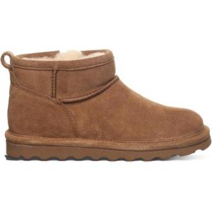 image:imageBEARPAW Shorty Youth Ankle Boot  Comfortable amp Durable Slip On Winter Boot for Kids  Multiple Colors amp SizesHickory
