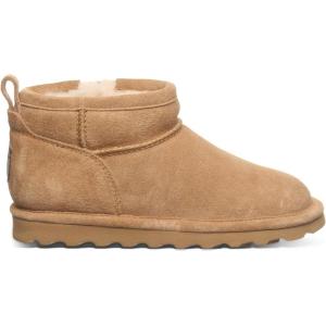 image:imageBEARPAW Shorty Youth Ankle Boot  Comfortable amp Durable Slip On Winter Boot for Kids  Multiple Colors amp SizesIced Coffee
