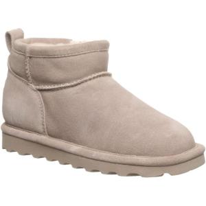 image:imageBEARPAW Shorty Youth Ankle Boot  Comfortable amp Durable Slip On Winter Boot for Kids  Multiple Colors amp SizesMushroom