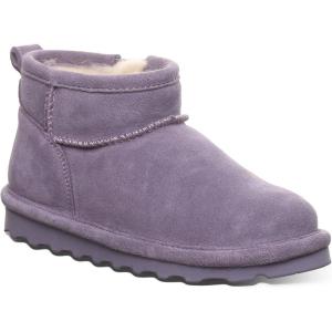 image:imageBEARPAW Shorty Youth Ankle Boot  Comfortable amp Durable Slip On Winter Boot for Kids  Multiple Colors amp SizesPurple Sage